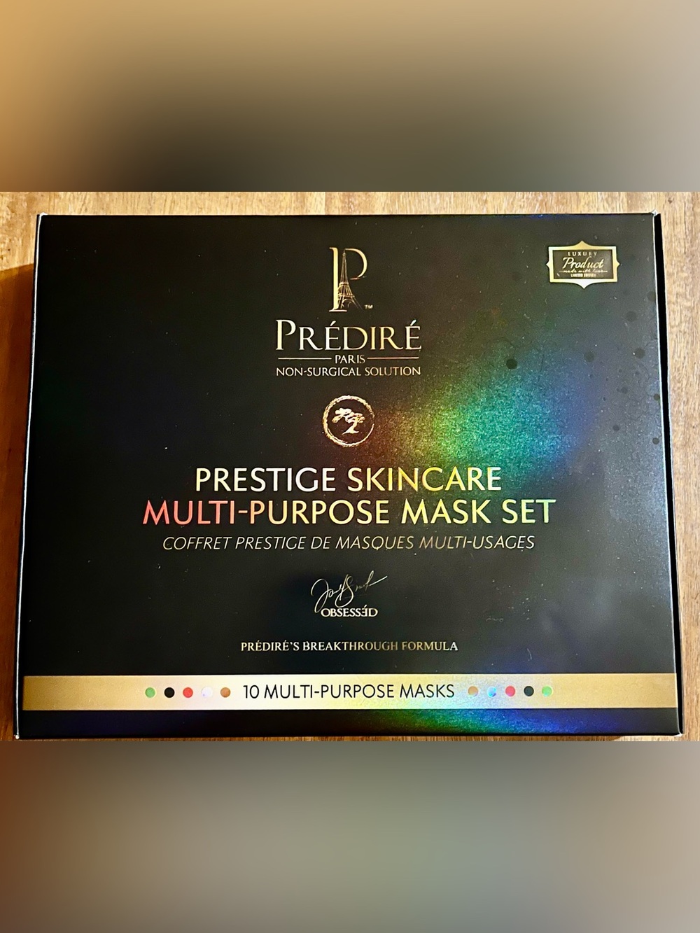 Prédiré Prestige Skincare Multi-Purpose Mask Set - Rainbow Colors